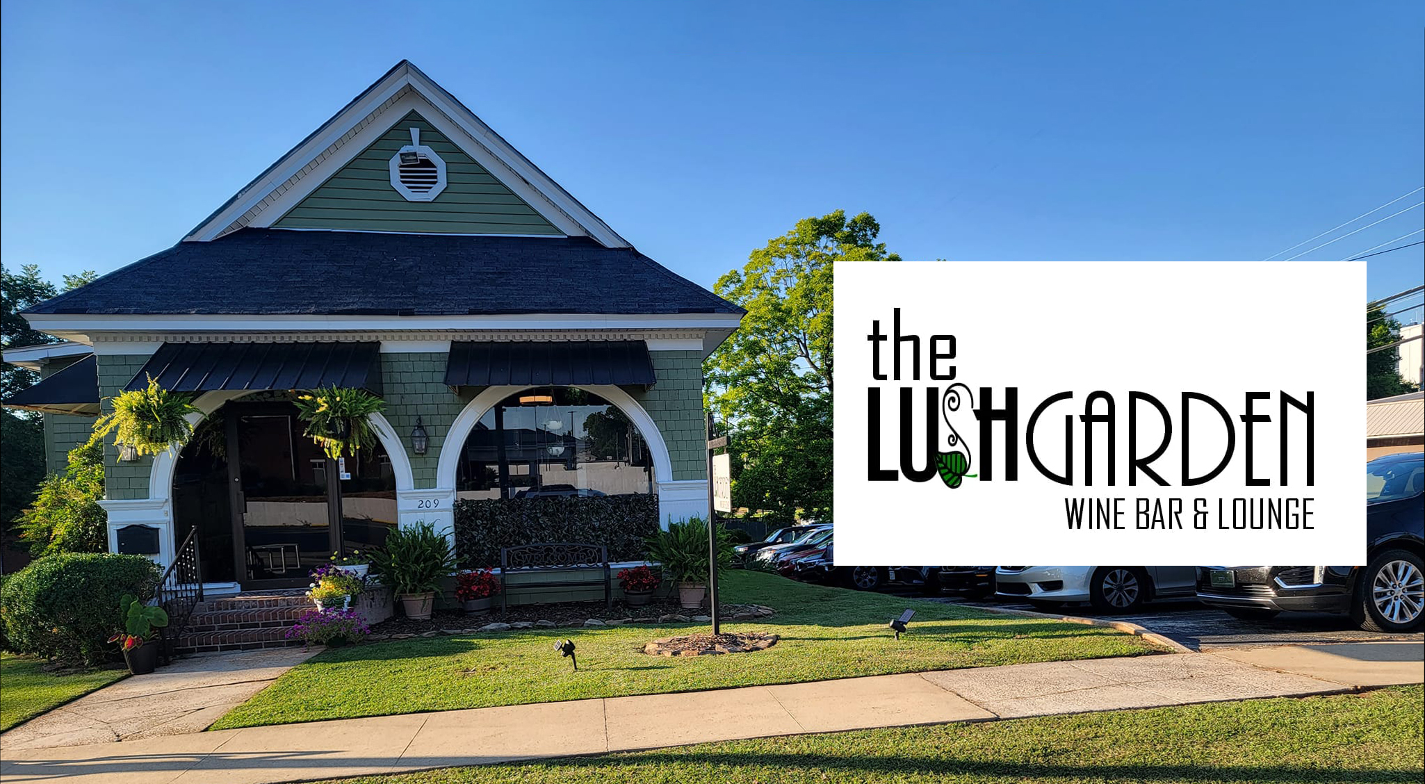 Lush Garden wine bar in Anniston Alabama